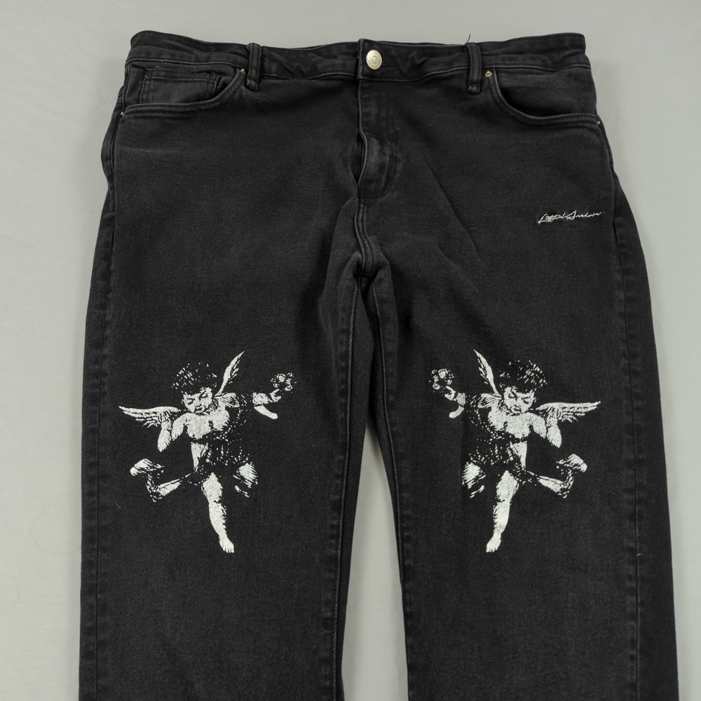 Lifted Anchors Jeans Womens 42 Black‎ Cherubs Los Angeles Goth